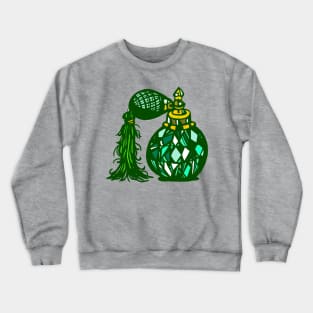 Art Deco Illustrative Perfume Bottle Crewneck Sweatshirt